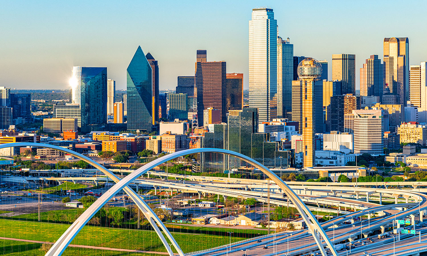 dallas texas cityscape night