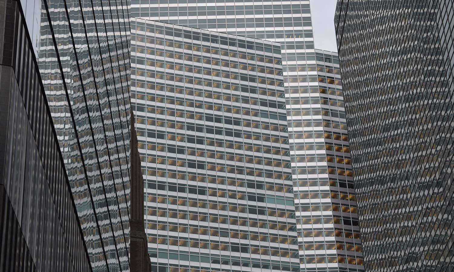 layered-office-buildings-in-black-and-white