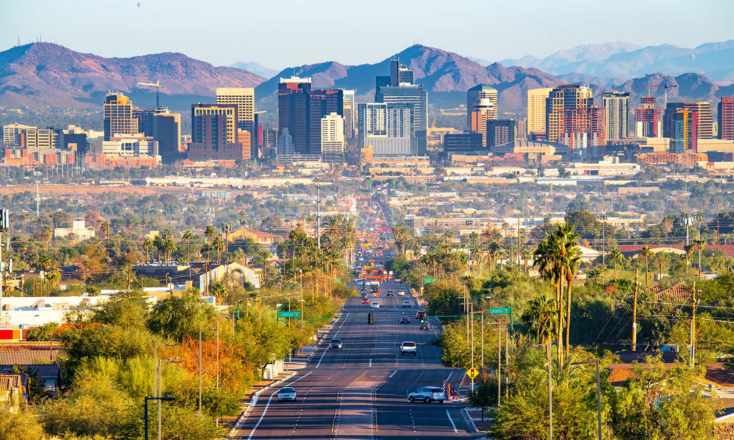 phoenix skyline during the day